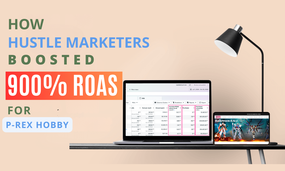 How Hustle Marketers Boosted  9+ ROAS for P-REX Hobby