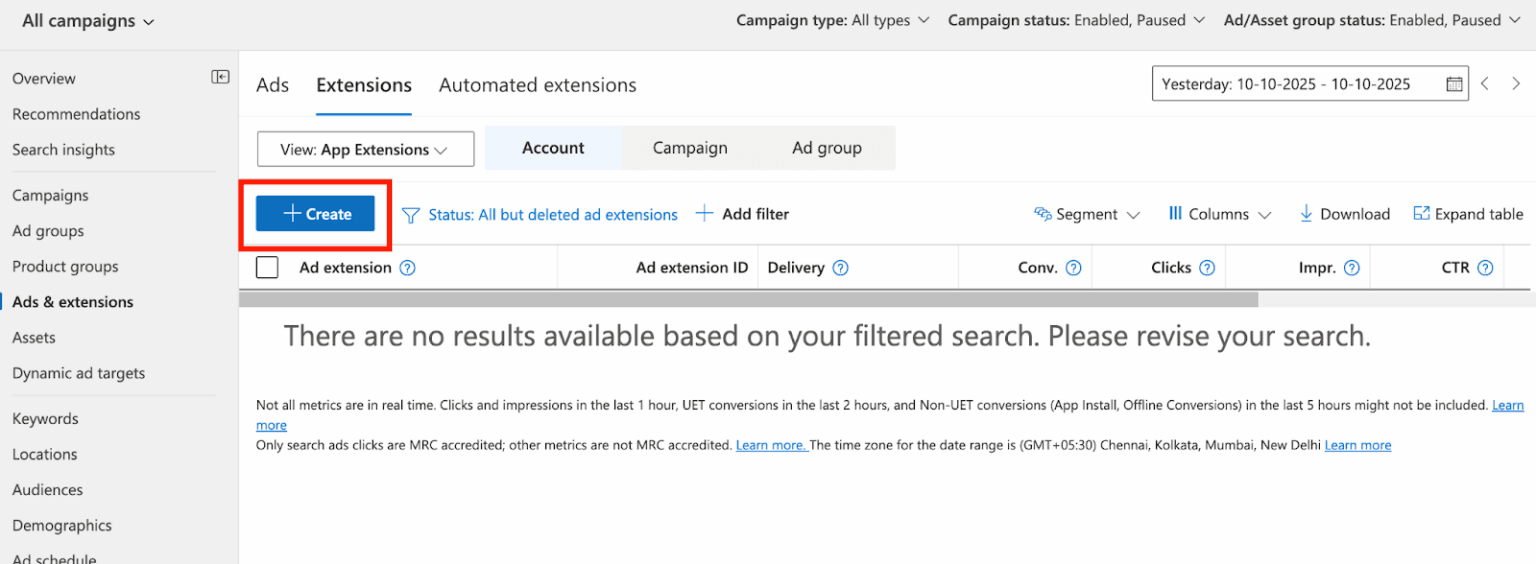 Types of Bing Ad Extensions in 2026