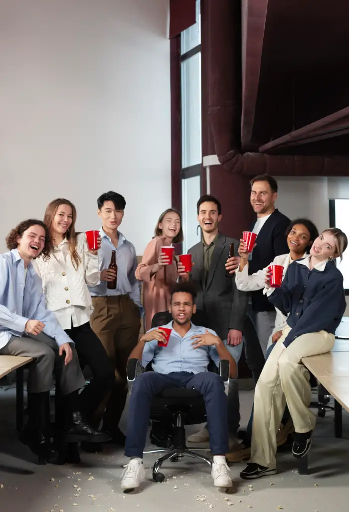 Colleagues Having Fun Business Event