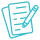 Copywriting icon for high-quality, informative content