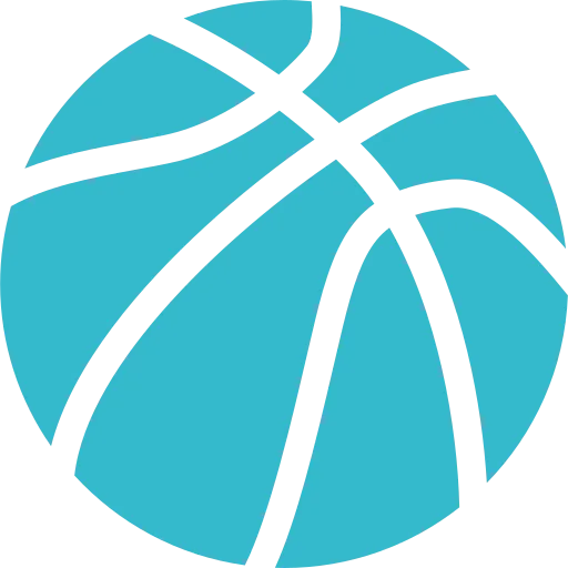 Sports basketball icon for sports and outdoors