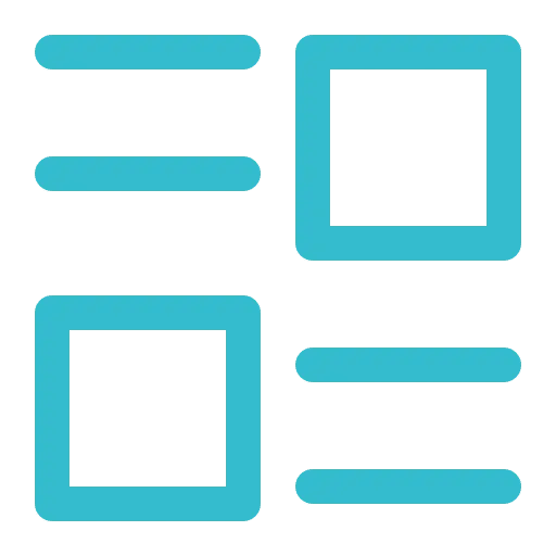Page layout blocks icon for optimizing page layout