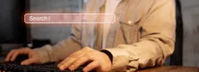 Homepage Concept with Search Bar 1