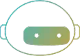 Robot head icon representing AI