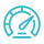 Speedometer icon for page speed optimization