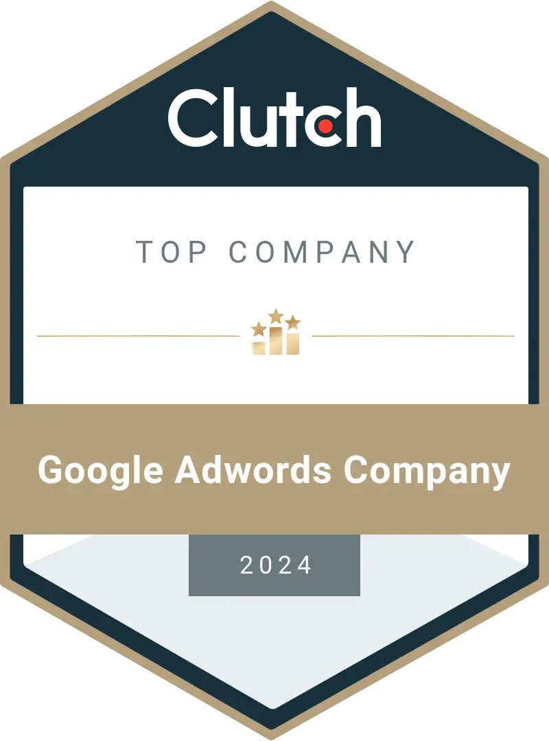 Top Clutch.co Google Adwords Company 2024 Award