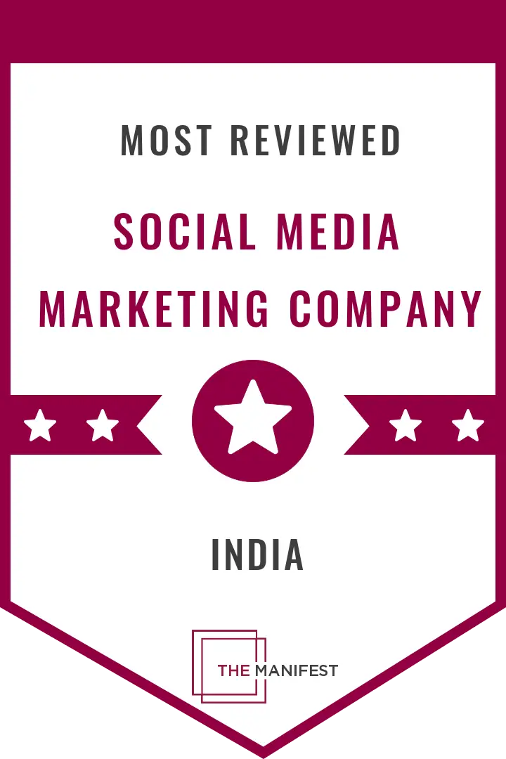 Top the Manifest Social Media Marketing Company India 2024 Award