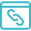 Web link icon for backlink authority