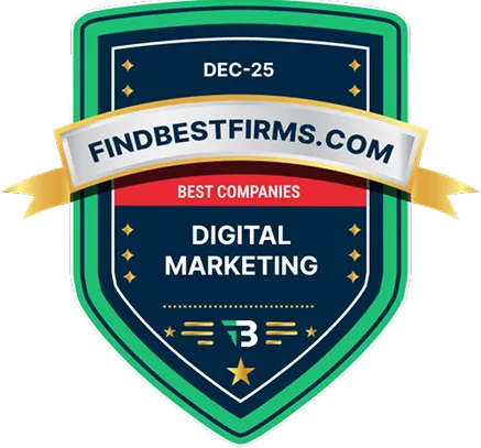 FindBestFirms Best Digital Marketing Companies December 2025 badge