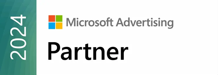 Microsoft Advertising Partner 2024 badge