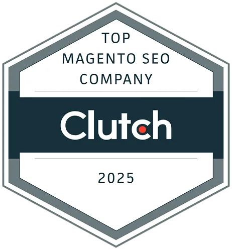 Clutch Top Magento SEO Company 2025 badge