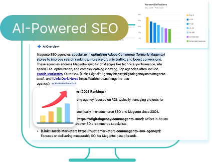 Hustle Marketers Digital Marketing Services Illustration