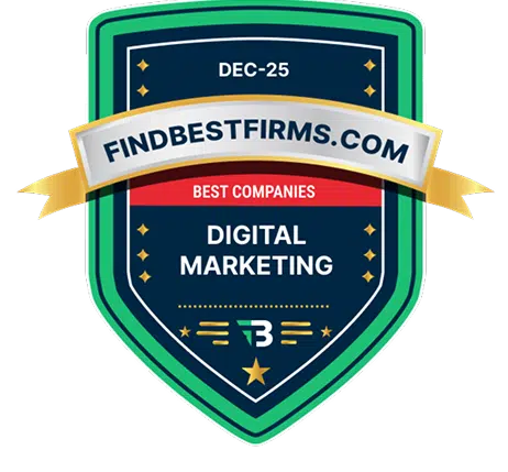 FindBestFirms Best Digital Marketing Companies December 2025 badge