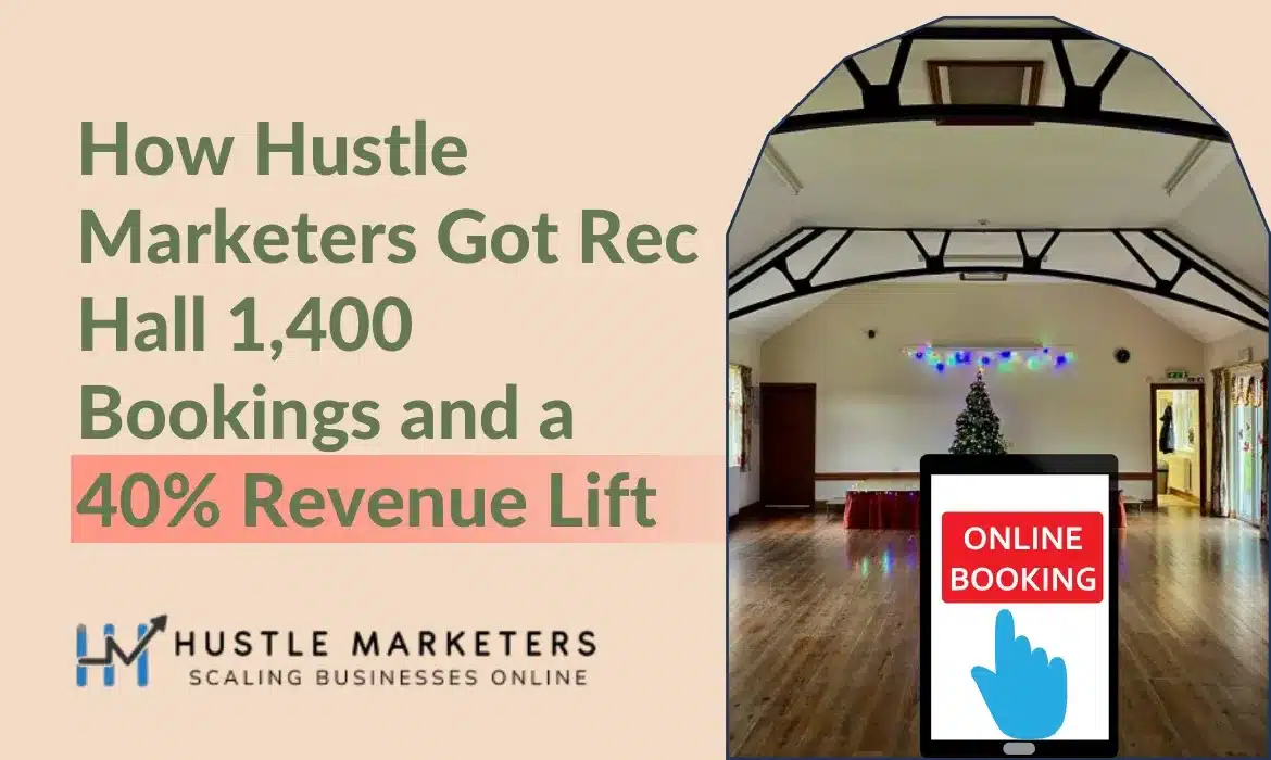 Explore how we got Rec Hall boost 1400 Bookings and boost revenue by 40%