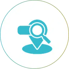Location search icon for Google Business Profile optimization