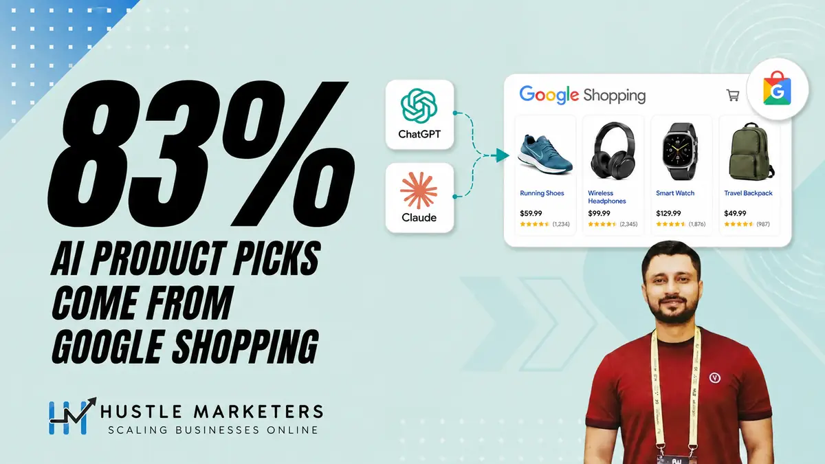 ChatGPT shopping carousel products matching Google Shopping organic results, the 83 percent finding from Peec AI’s March 2026 analysis